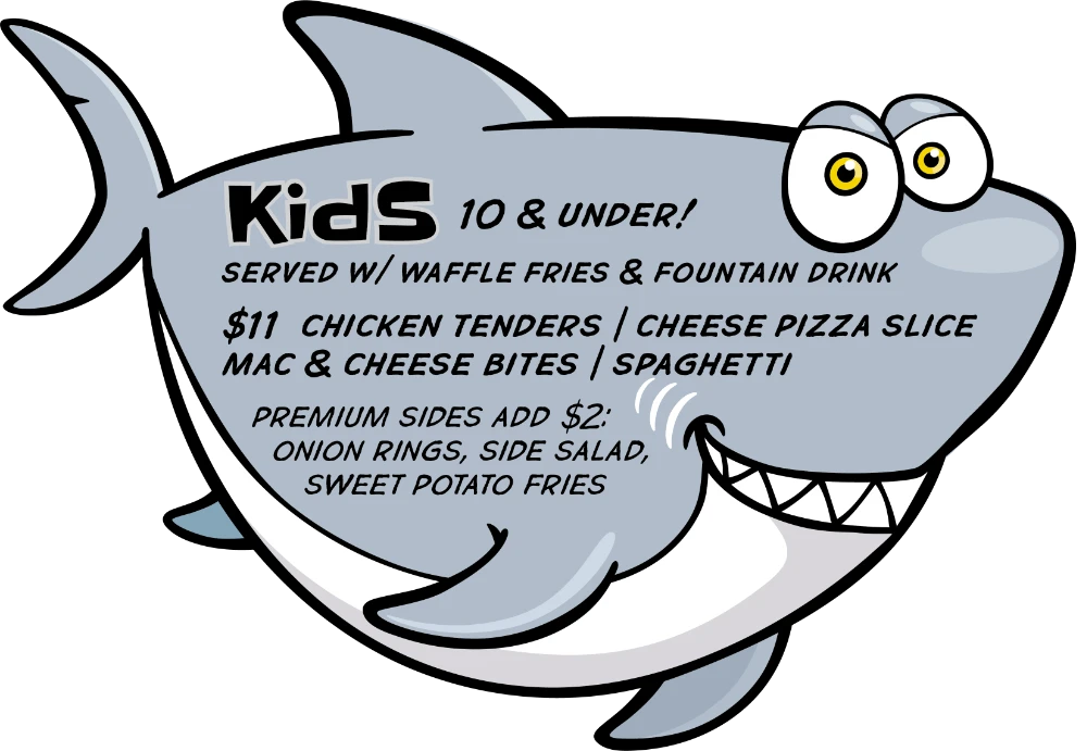 LENNYZ.PIZZA - KIDS MENU - SHARK
